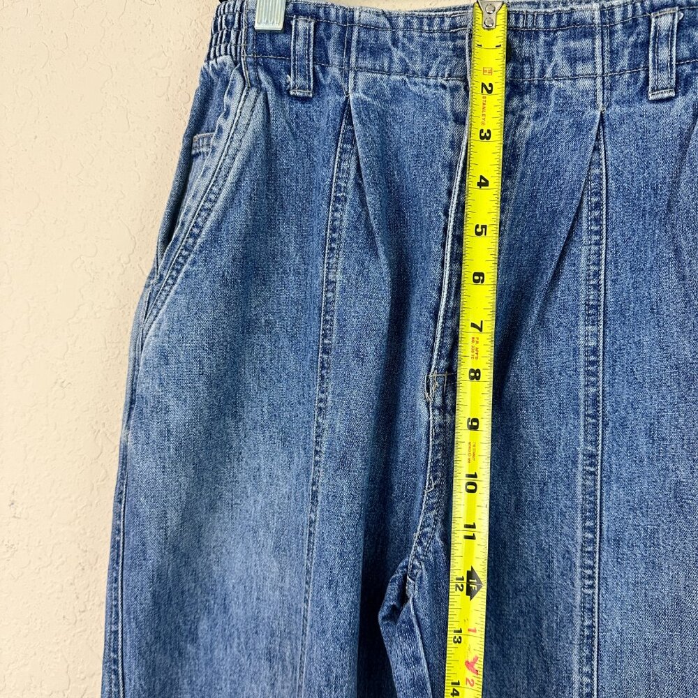 Vintage LL Bean Jeans Womens 6 Blue Denim Classic Fit Curvy High Rise Stretch - Picture 7 of 9